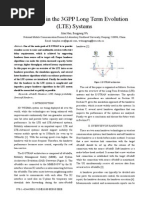 Handover in The 3GPP Long Term Evolution (LTE) Systems: Jihai Han, Bingyang Wu