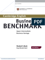 Business Benchmark2 Upper Intermediate Students Book Business Vantage Frontmatter PDF