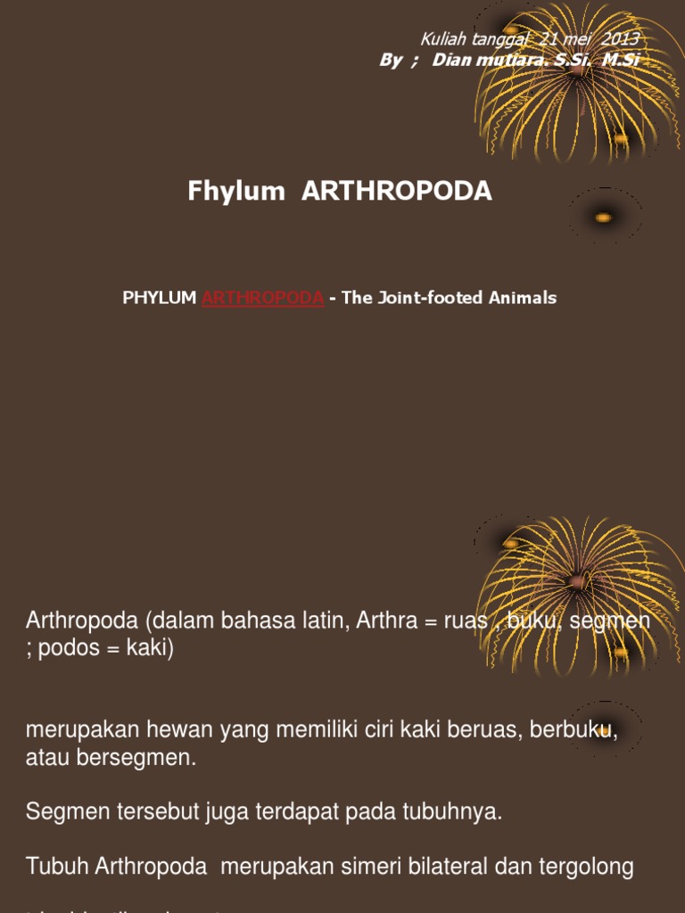 Arthropoda Presentation2 Ppt