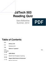 Sara Ballantine, EdTech 503, Reading Quiz