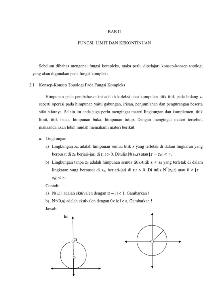 Fungsi Limit Dan Kekontinuan