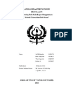 Persiapan Penyempurnaan Scouring Pada Kapas