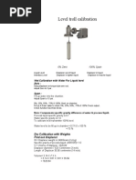 how to calibrate Level Troll