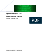 Splunk 6.2.0 Overview