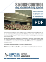 Kinetics Noise Control: Embassy Acoustical Ceiling Systems