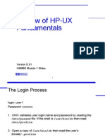 Review of HP-UX Fundamentals: Version D.01 H5888S Module 1 Slides