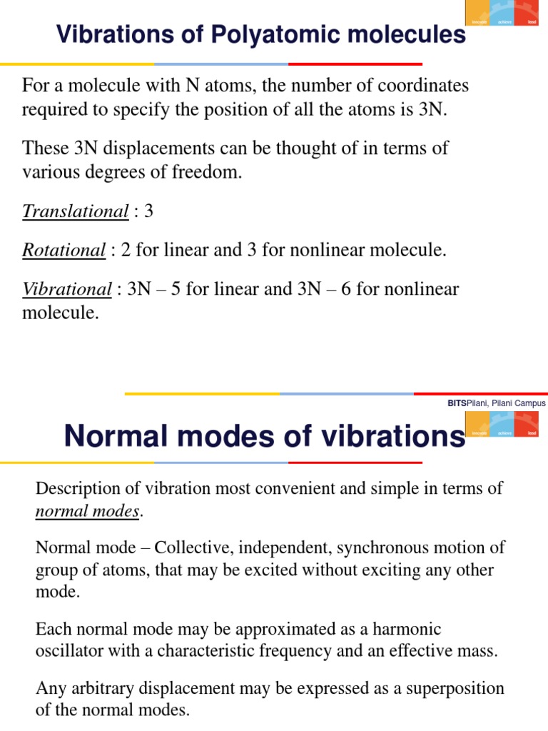 Generalchem Ls 14 Pdf Raman Spectroscopy Normal Mode