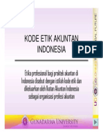 Kode Etik Akuntan di Indonesia 