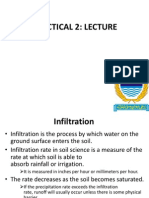 Infiltration vs Percolation Explained | PDF | Surface Runoff | Porosity