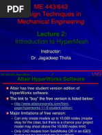 Hypermesh Tutorial | PDF | Finite Element Method | Graphical User ...