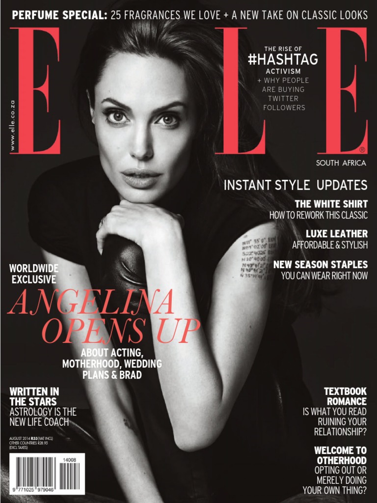 Elle - August 2014 ZA, PDF, Fashion
