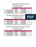 Time Tble For 2nd T Term Test