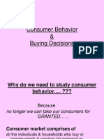 Consumer Behavior & Buying Decisions