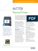 Thermal Printer: Epson TM-T70II