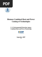 Biomass Combined Heat and Power Catalog of Technologies