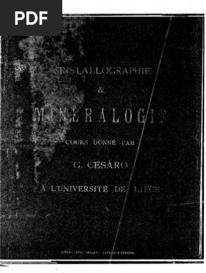 Césaro 1891 PDF 