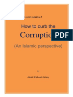 How to Curb the Curroption- An Islamic Perspective