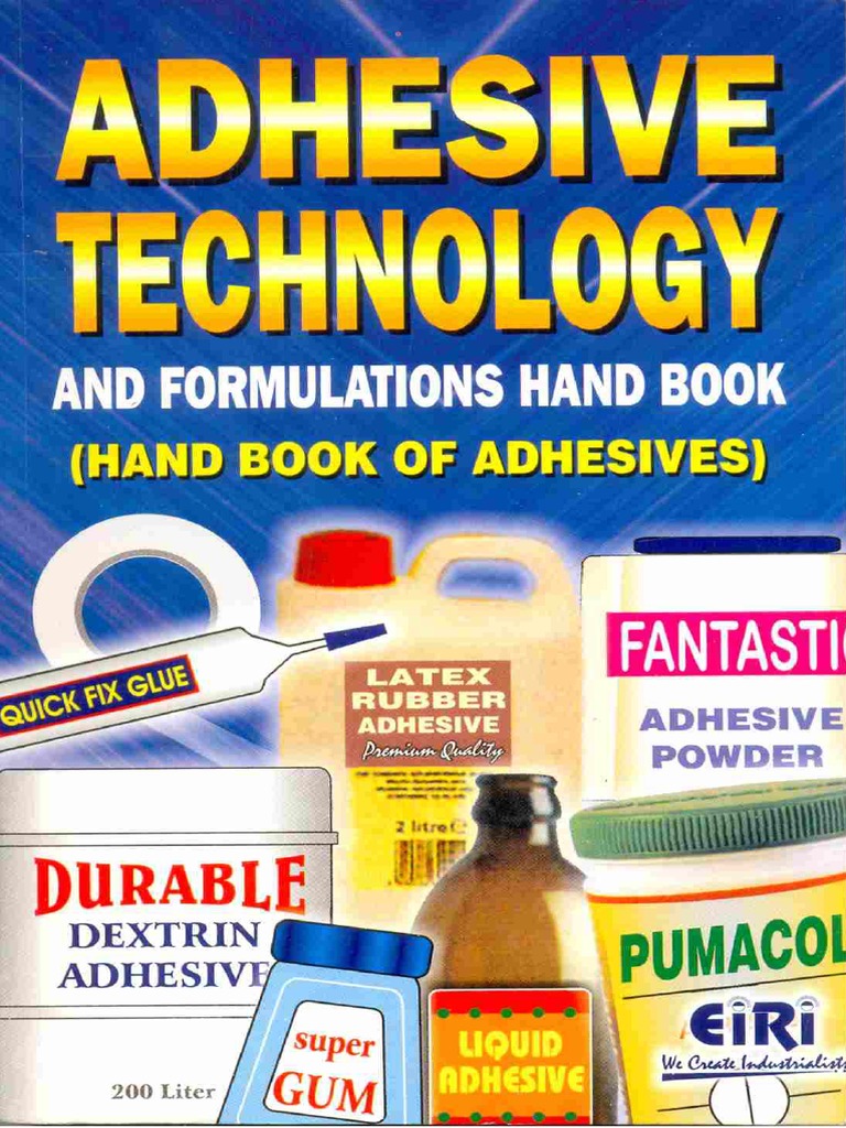 Adhesive Technology & Formulations (Technology Book) Adhesive Epoxy