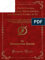 The Kinds Causes Melancholy Prognostics and Several Cures of It v2 1000247934 PDF