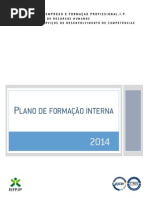 Exemplo de Plano de Formação Interna