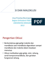 Oklusi Dan Maloklusi 2012