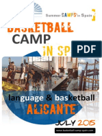 International Language and Basketball Camp Spain Alicante 2015