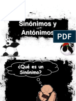 Sinónimos y Antónimos PDF