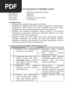 RPP Kurikulum 2013 (Persamaan Linear Dua Variabel)