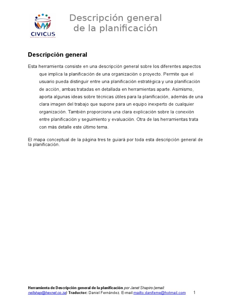 Planificacion | PDF | Crecimiento personal y profesional