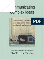 Communicating Complex Ideas on Think Tanks