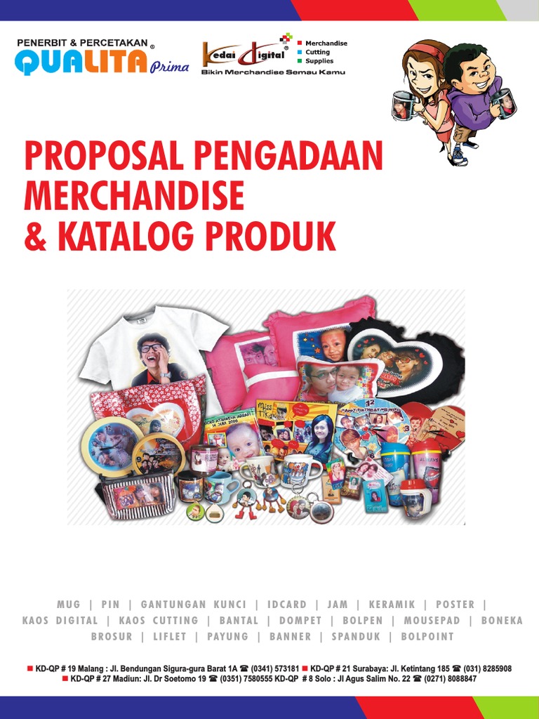 Proposal Pengadaan Merchandise Kedai Digital | PDF