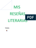 MIS Reseñas Literarias: Temas