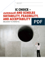 SFA Matrix Learning Strategic Choice