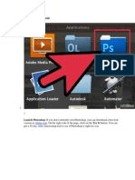 Method 1 of 4: Basic Tools: Launch Photoshop. If You Don't Currently Own Photoshop, You Can Download A Free Trial