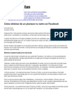 Cómo Eliminar de Un Plumazo Tu Rastro en Facebook