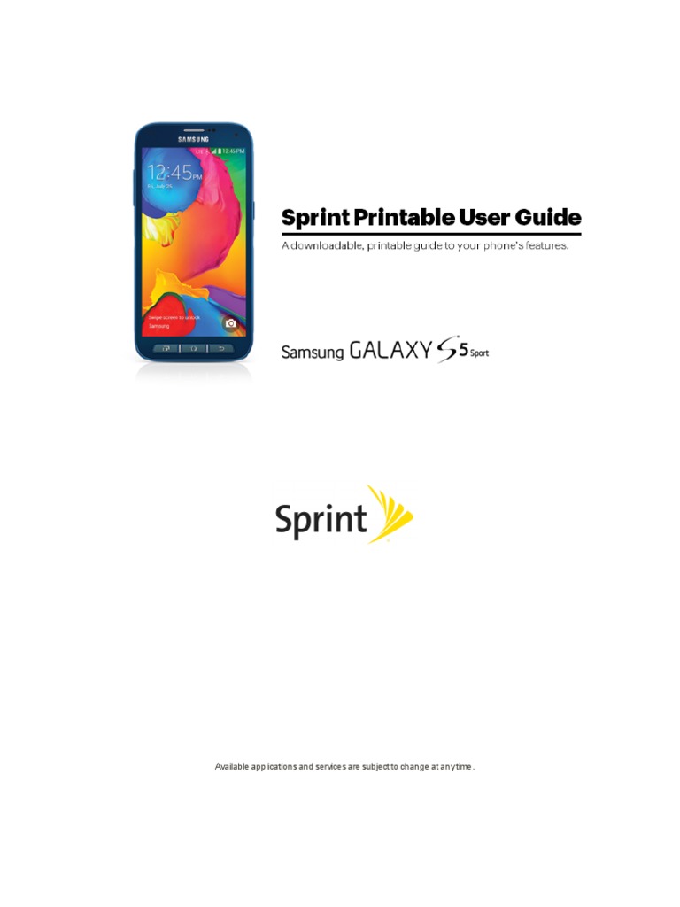 Samsung Galaxy S5 Sport Manual / User Guide PDF Download Voicemail
