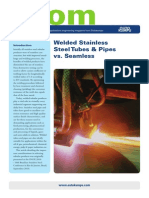 Welded Stainless Steel Tubes and Pipes vs Seamless Acom