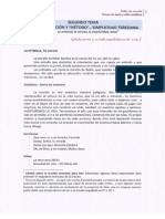 Estilo de Oración y 'Método'... Simplicidad Teresiana