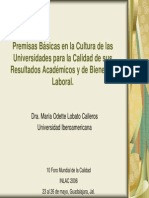 Calidad y Bienestar Laboral