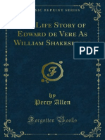The Life Story of Edward de Vere As William Shakespeare 1400050270 PDF