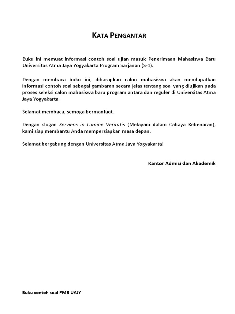 Buku contoh soal PMB 2015/2016