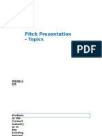 Pitch Presentation Template