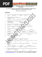 Iit-Jee/Aieee/Pmt Combined Test Series by Atc - Test - 01 - Physics+Maths+Chemistry+Biology