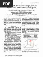 A MA TLAB-based Simulation Program For Indoor Visible Light Communication System