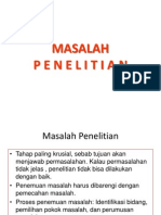 Masalah Penelitian