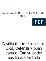 26.-Castillo Fuerte Es Nuestro Dios.