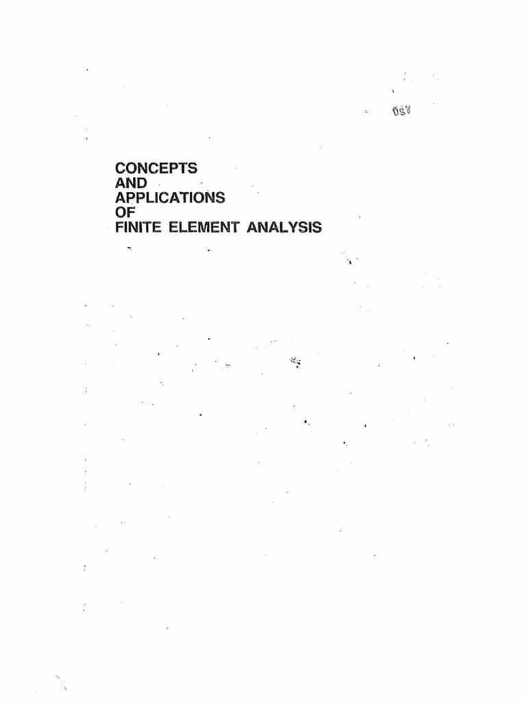 Finite Element Analysis Concepts & Applications | PDF