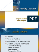 Logistics and Facility Location: Dr. Jiten Sharma @imt, Nagpur