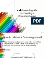 How To Choose A Company Name India