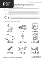 Letter Cc Activities for Kids | PDF